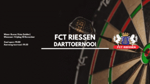 FCT Riessen Darttoernooi 14 November